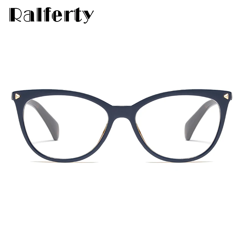 Ralferty, новинка, очки, оправа для женщин, кошачий глаз, очки, прозрачные, оптические, близорукость, очки по рецепту, очки, 0 градусов, Oculos F95171