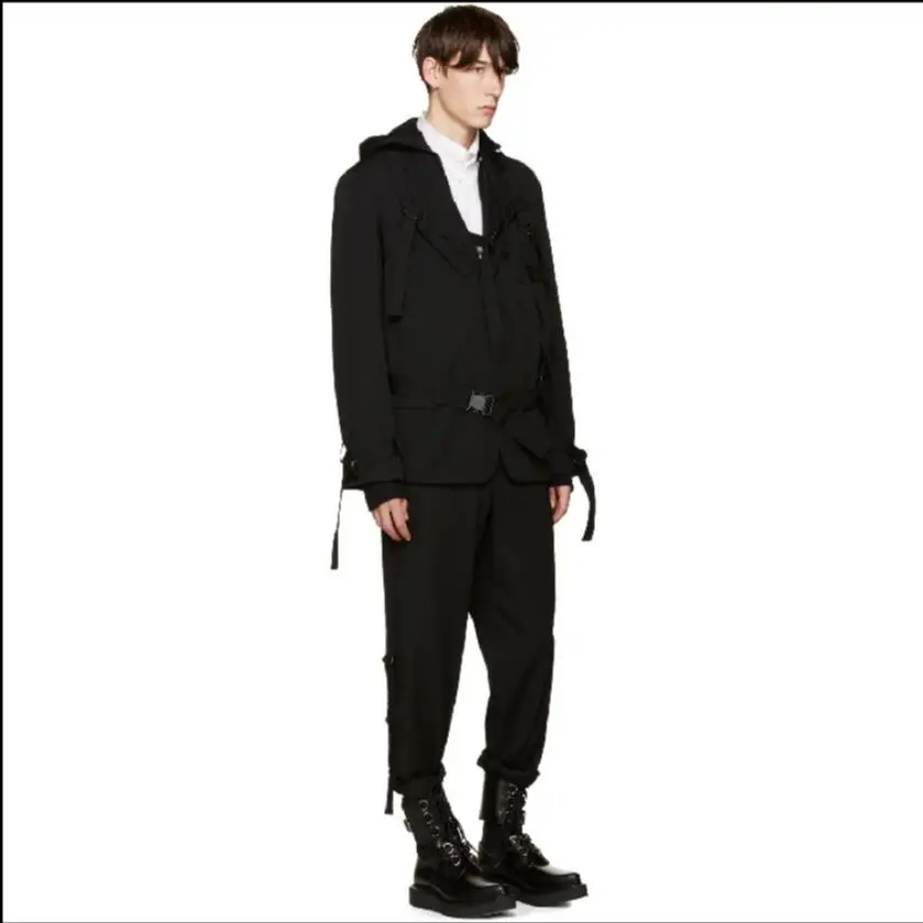 Изготовленный на заказ мужской костюм куртка размера плюс одежда в комплекте