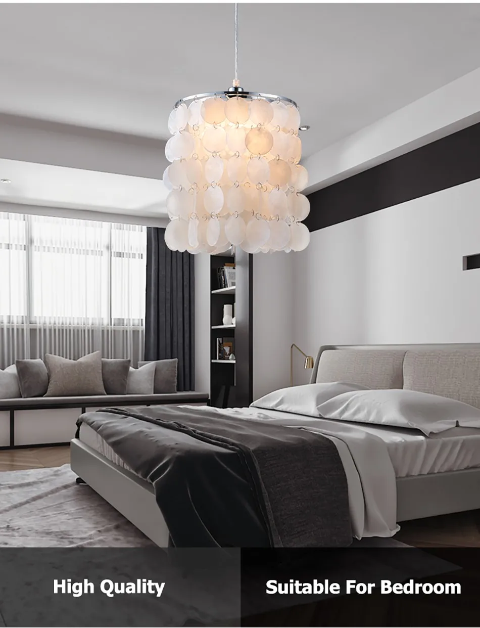 DIY современные белые натуральные подвесные светильники для раковины E14 Светодиодные раковины для столовой гостиной кухни спальни домашнего светильника