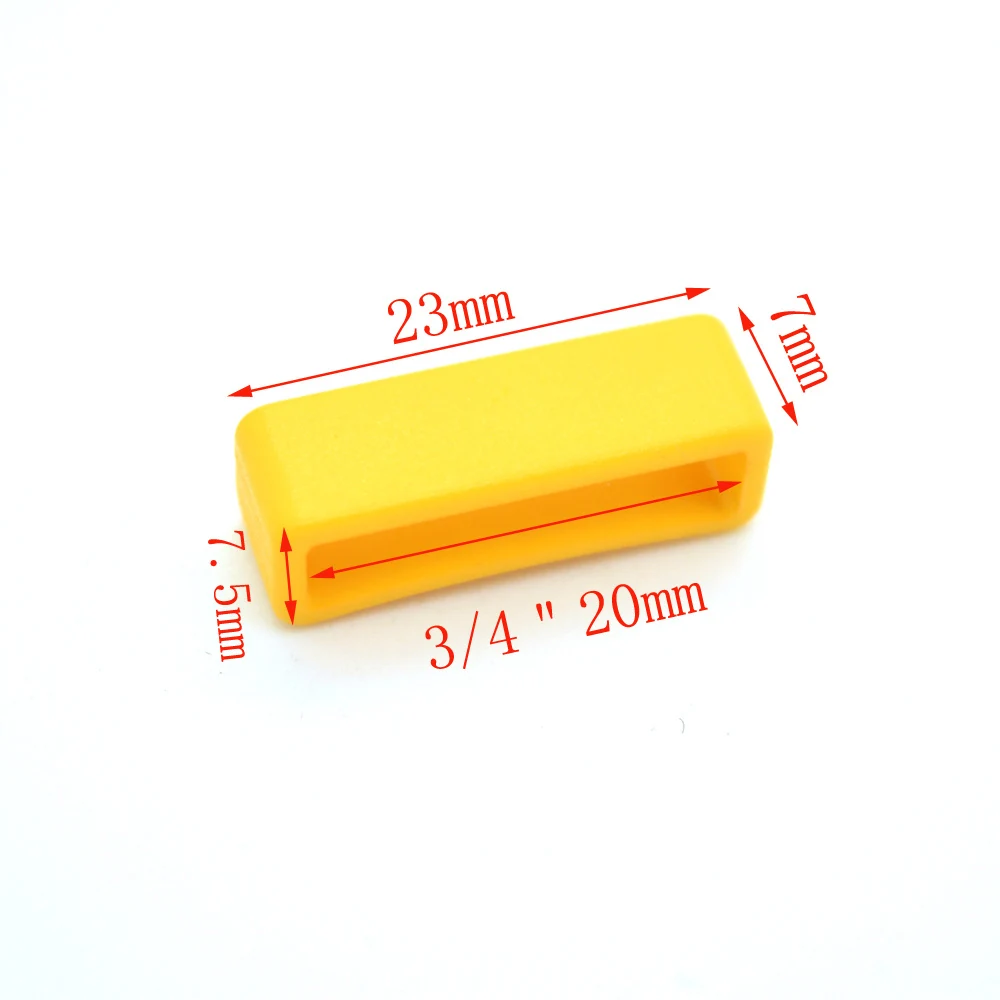 12 шт./лот разноцветные лямки для ремня длиной 3/4 дюйма Размер 20 мм ошейника