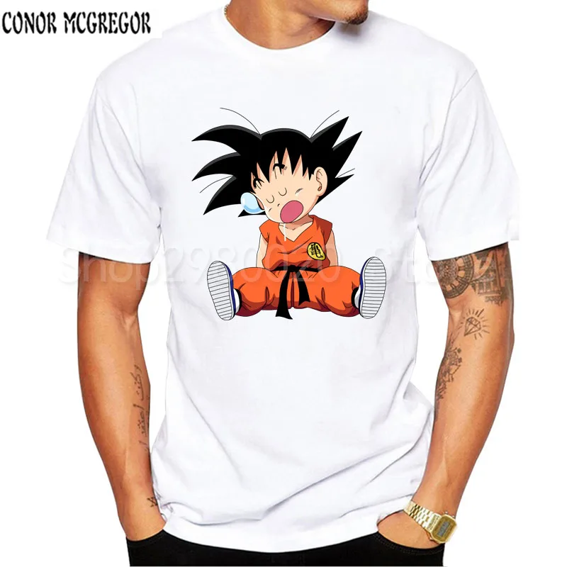 2018 Новый Dingtoll Япония мультфильм ГОКу Топы Dragon Ball футболка по индивидуальному