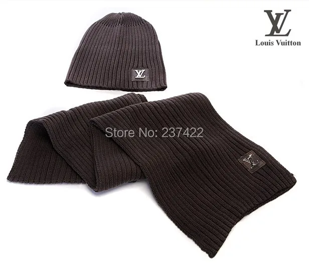 Two-piece set of warm hat scarf Men and 