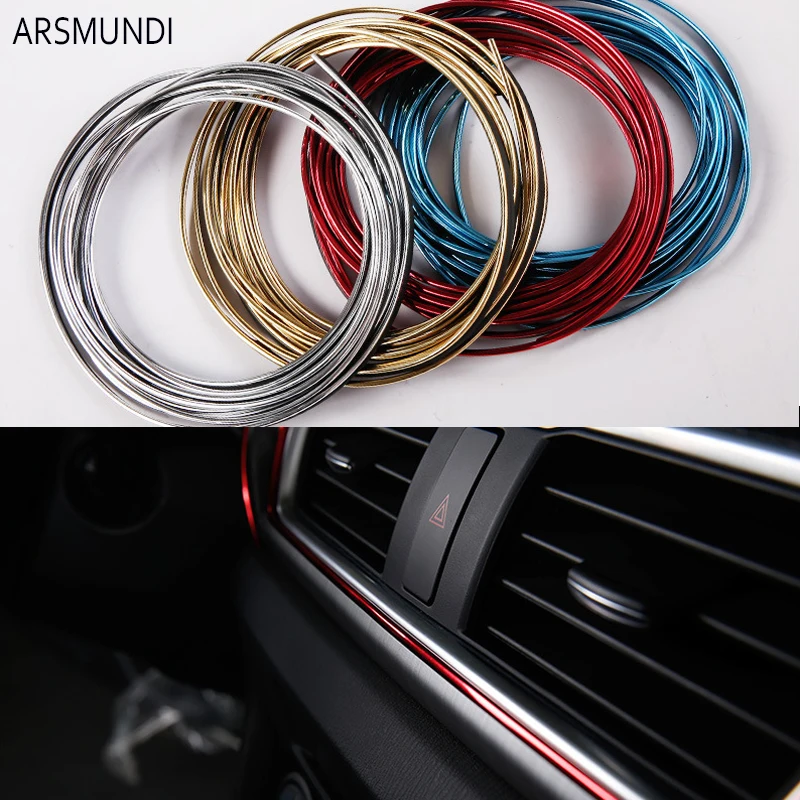 5 м воздуховыпускное отверстие Стайлинг руля внутренняя отделка линии полосы