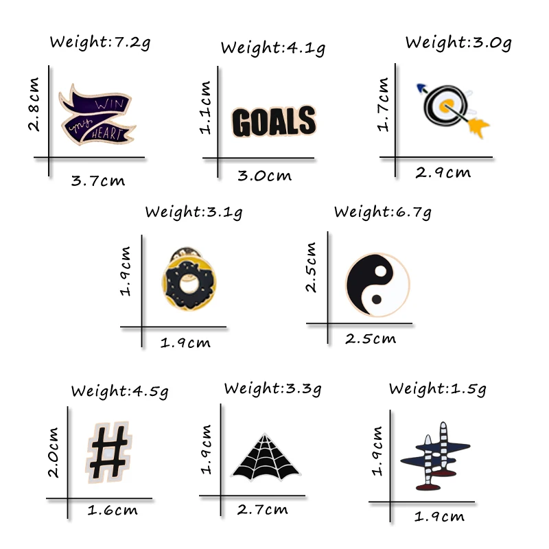 Брошь в ретро-стиле для мужчин и женщин значки на воротник из джинсовой ткани