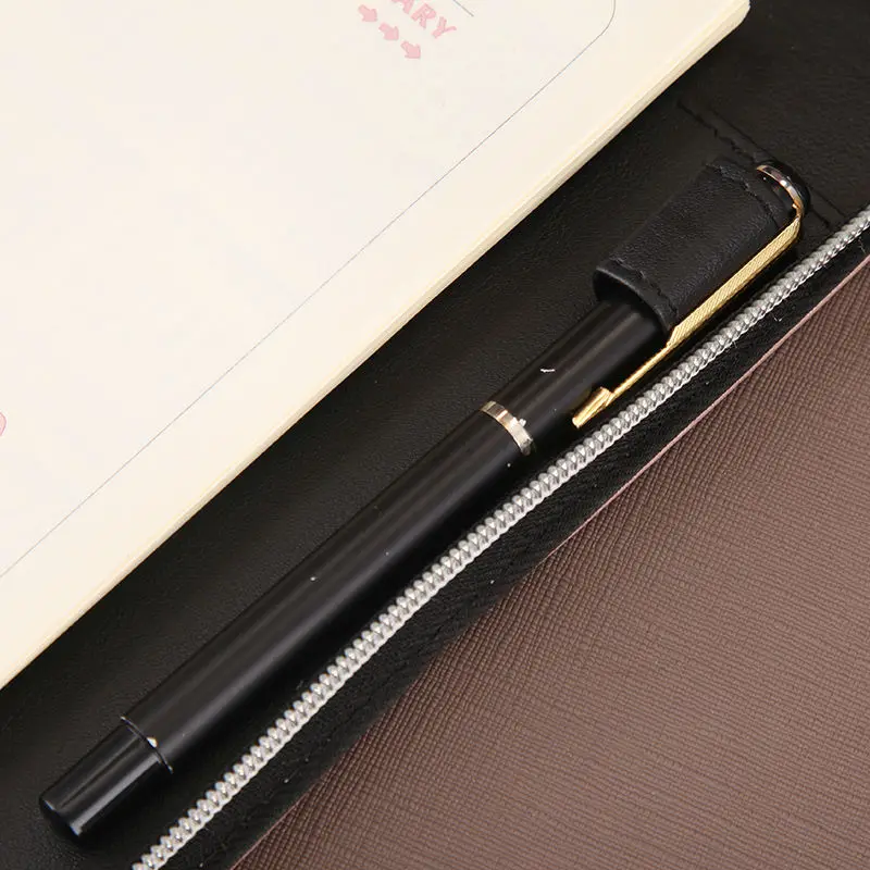 A5 25K Оригинальный модный кожаный дорожный журнал на молнии ежедневник