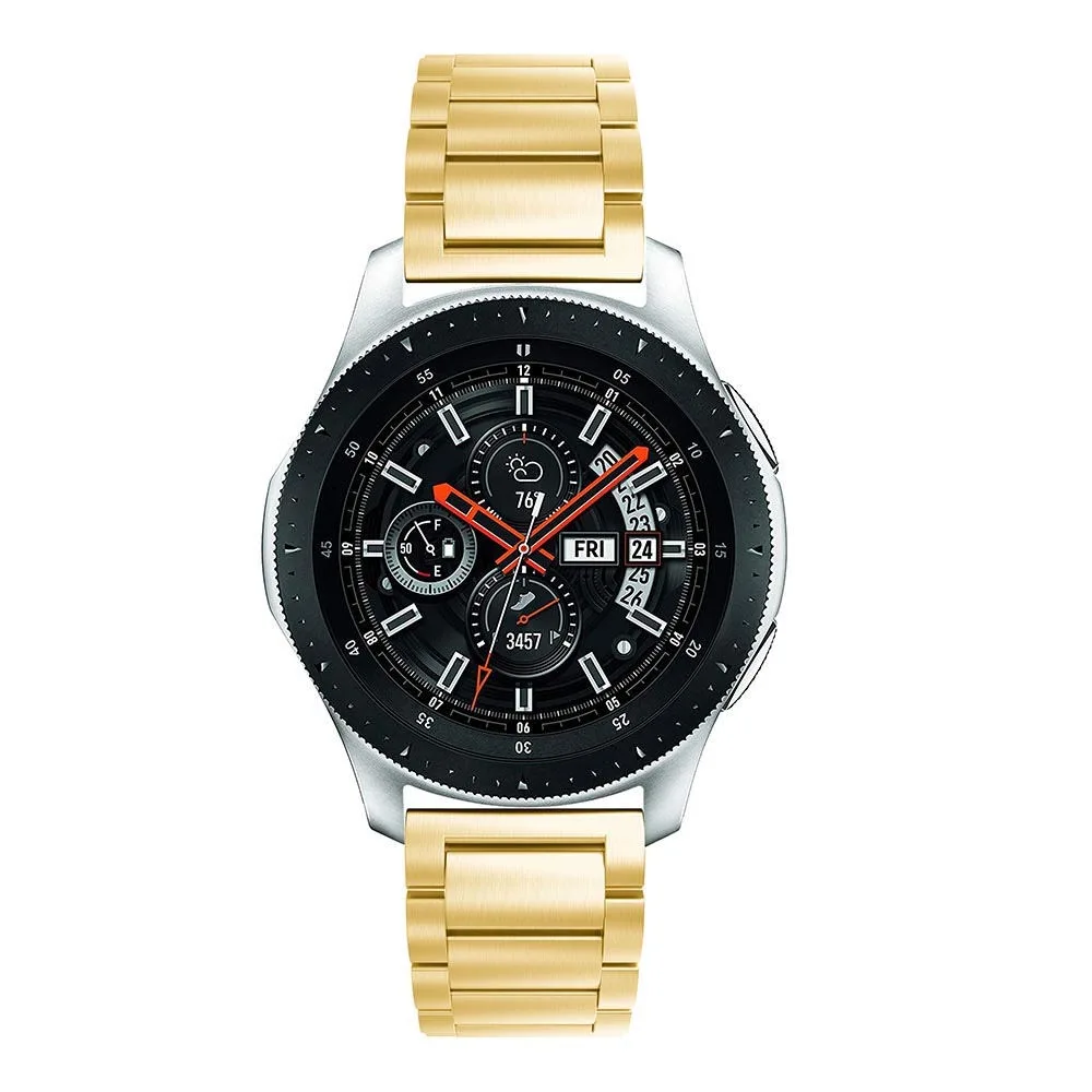 8 цветов, ремешок для часов из нержавеющей стали для samsung Galaxy Watch 46 мм, SM-R800, спортивный ремешок, браслет на запястье, серебристый, черный, золотой