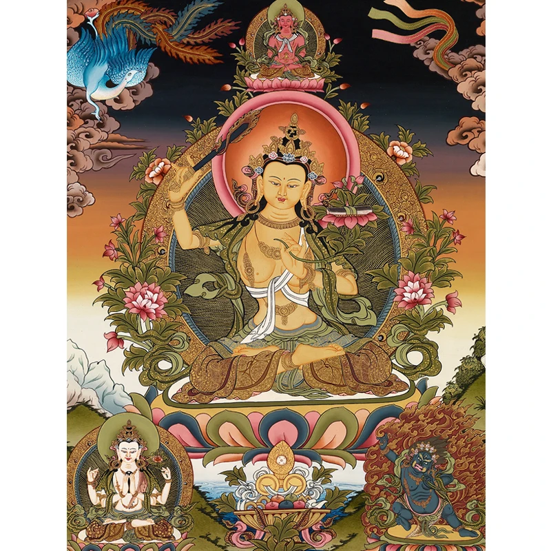 Tibetan Buddhist Thangka Tibet decorative paintings gifts home furnishing | Дом и сад