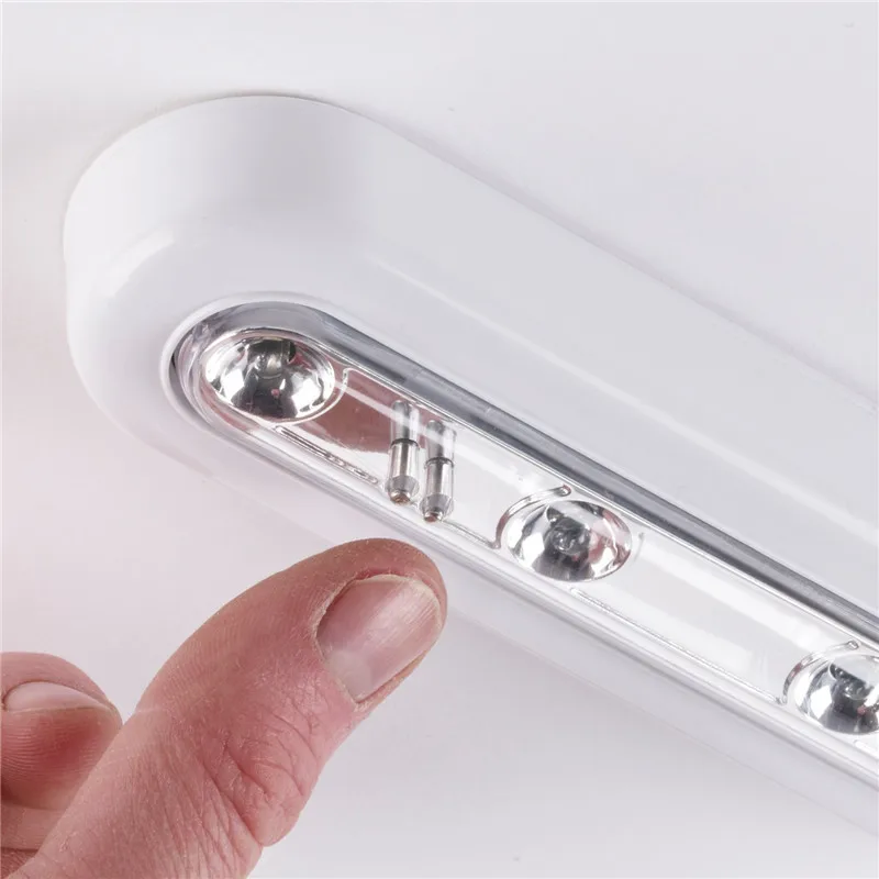 Батарея приведенный в действие светодиодный сенсорный Сенсор ночной Светильник