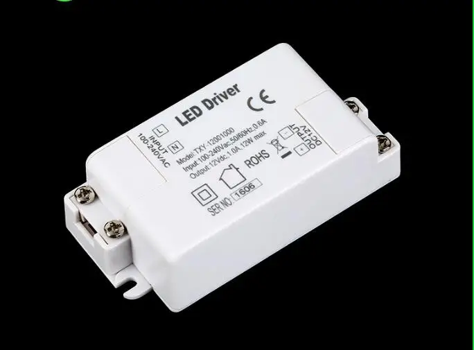 

CE UKCA 12W 1000mA MR16 MR11 LED Driver AC/DC Adapter Transformer Input AC 100V-240V Output DC 12V For LED spotlight LED strip