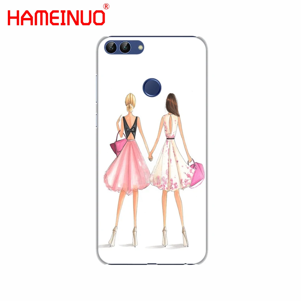 HAMEINUO красивый чехол для сотового телефона с надписью Love Dress Shopping Girl huawei Honor 7C Y5 Y625