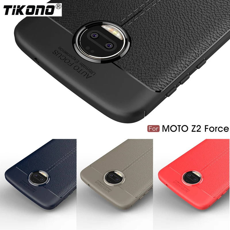 For Motorola Moto Z2 Force Case Cover Soft Silicone Leather Shockproof Bumper TPU Back Phone |