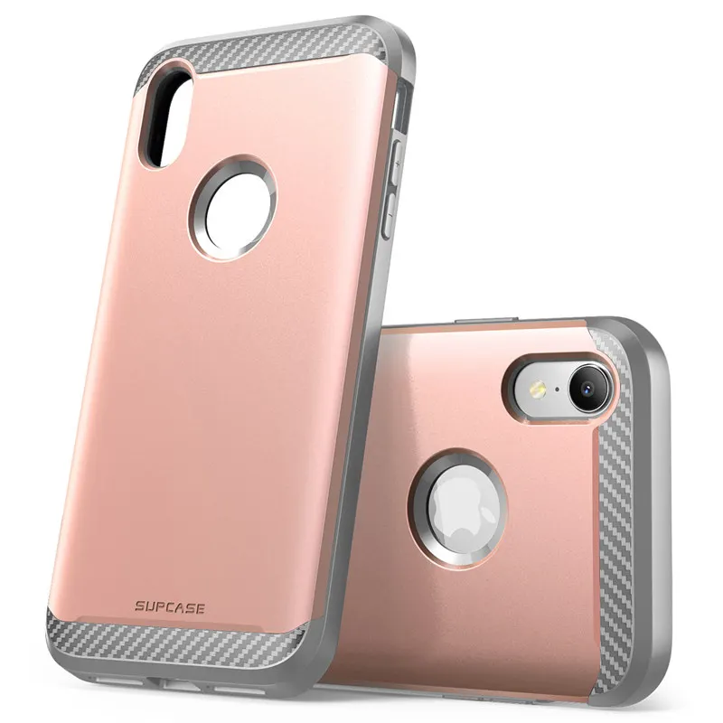 Чехол для iPhone XR 6 1 &quotSUPCASE UB Neo серия полный корпус RoseGold защитный двухслойный