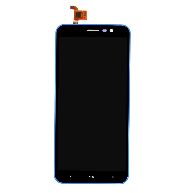 Синий HOMTOM S16 ЖК-дисплей+ сенсорный экран+ рамка в сборе жидкокристаллический графический планшет стеклянная панель для Tools S16+ Инструменты - Цвет: Синий