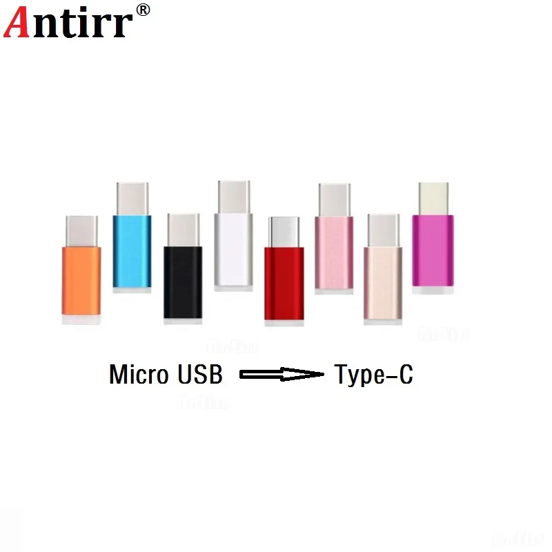 Переходник с Micro USB на Type C для зарядного кабеля Huawei Mate9 P9 P10 LG G5/G6 Samsung S8 Plus ZUK Z2