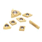 7 шт., твердосплавный инструмент для обработки деталей вращения вставок для токарного станка с хвостовиком 12 мм