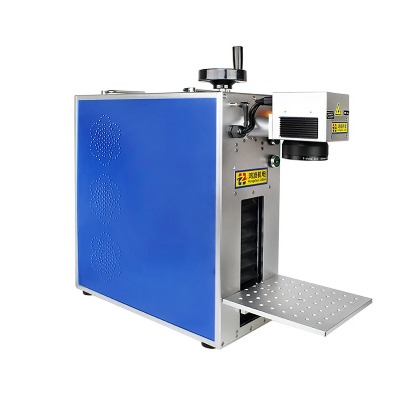 Портативный настольный волоконный лазер 20 вт машина для гравировки металла