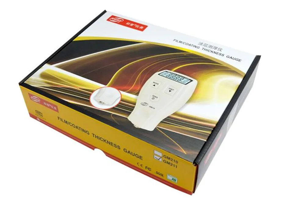 Film Coating Thickness Gauge Meter Width Measuring Instruments for non-magnetic surface coating | Инструменты