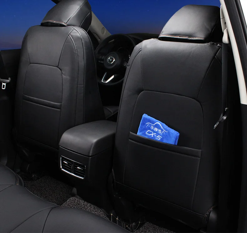 Lsrtw2017 5d волокна Кожаный чехол автокресла для mazda CX-5 2nd generation