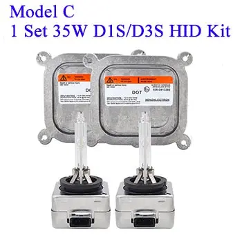 SKYJOYCE 35 Вт D1S D3S балласт для ксенона HID Комплект 4300 K D1S 6000 K 5000 K D3S для автомобильных фар OEM балласт D1S D3S ксенона - Испускаемый цвет: 1 Set 35W Xenon Kit
