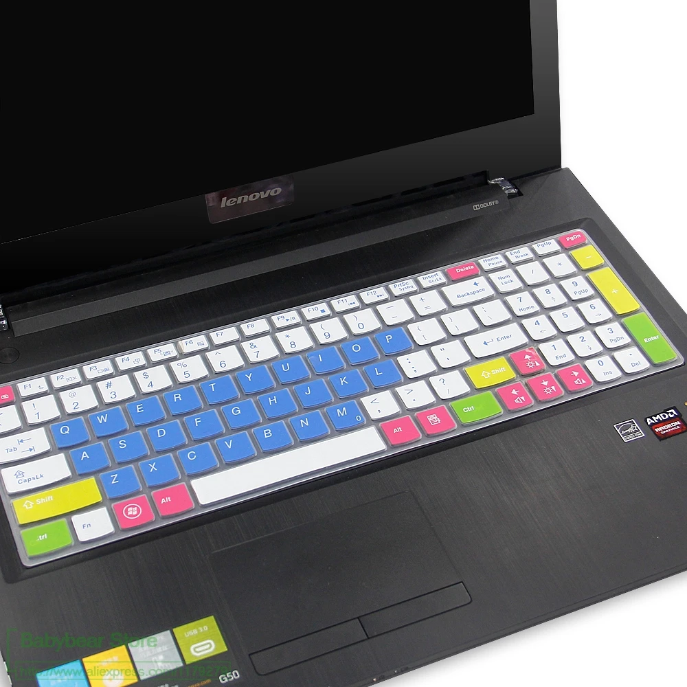 Для lenovo 15 дюйм чехол для клавиатуры протектор 15,6 ''G50-45 G50-80 G50-75 Z50 G585 G575 G505 G510 G500 Z560 Z565 Z570 Z575 Z500