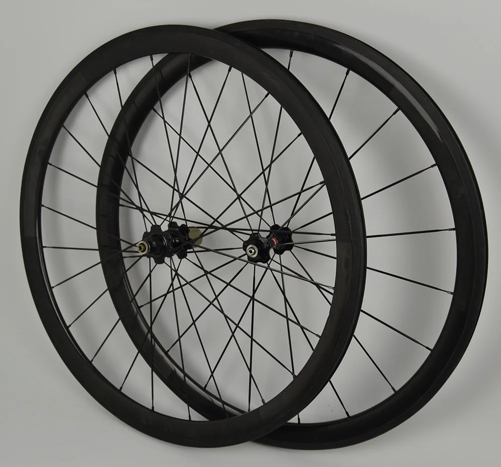 Заводская распродажа 40 мм полностью углеродистая колесная коляска с черным Novatec