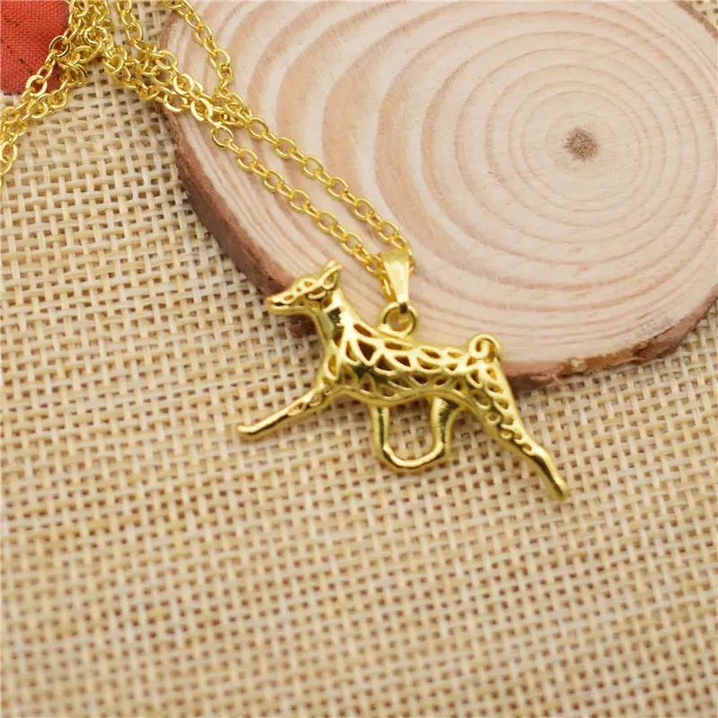 LPHZQH модный чокер в стиле бохо с изображением собаки из мультфильма милый Basenji для