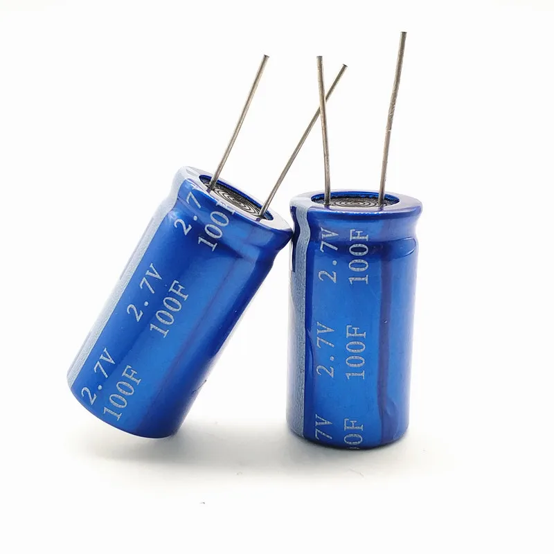 1 шт. 2 7 V 100F высокий ток игрушка Питание 2.7V100F HP-2R7-J107UY LL постоянной ёмкости