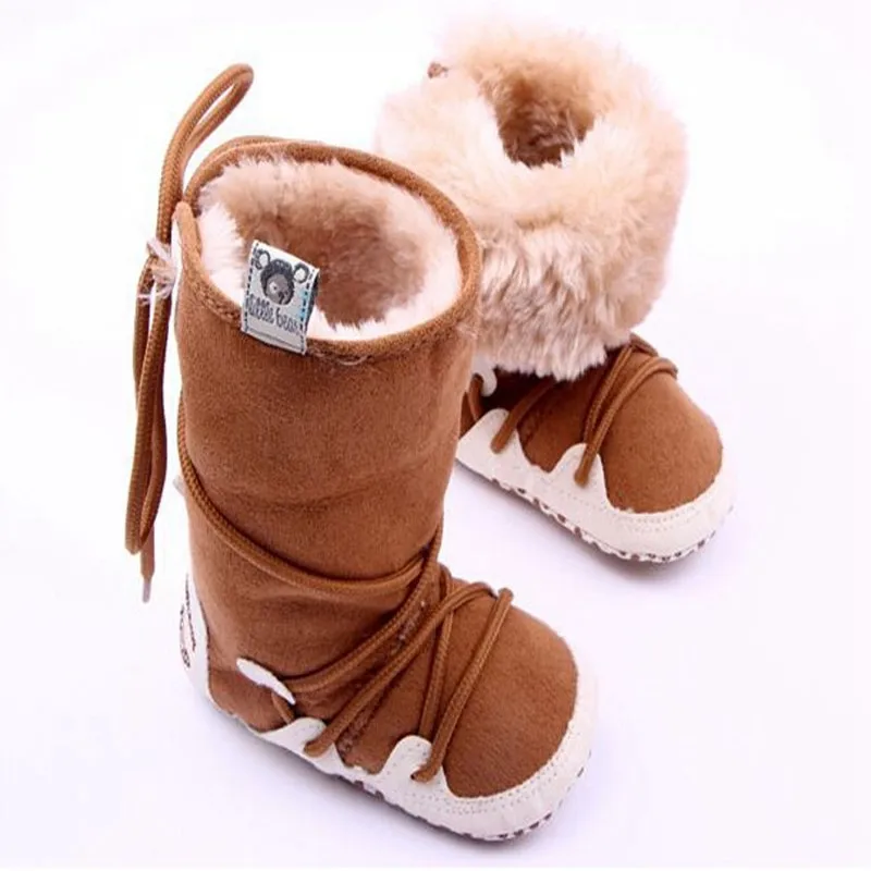 Infant Fashion Snow Boots First Walkers Shoes Baby Girl Boy Soft Skid-Proof Bottom Warm Booties Zapato Bebe Scarpe Neonata |