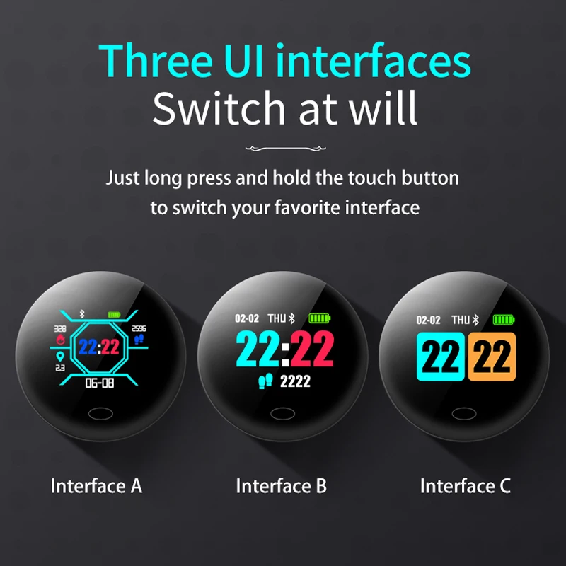 Умные часы Sl1 мужской женский спорт фитнес трекер активности Ip67