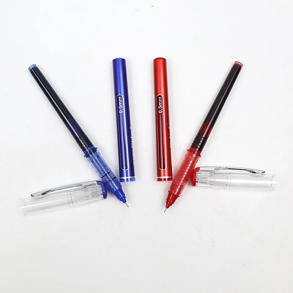 Высококачественная гелевая ручка 12 шт./лот черные синие и красные чернила 0 5 мм