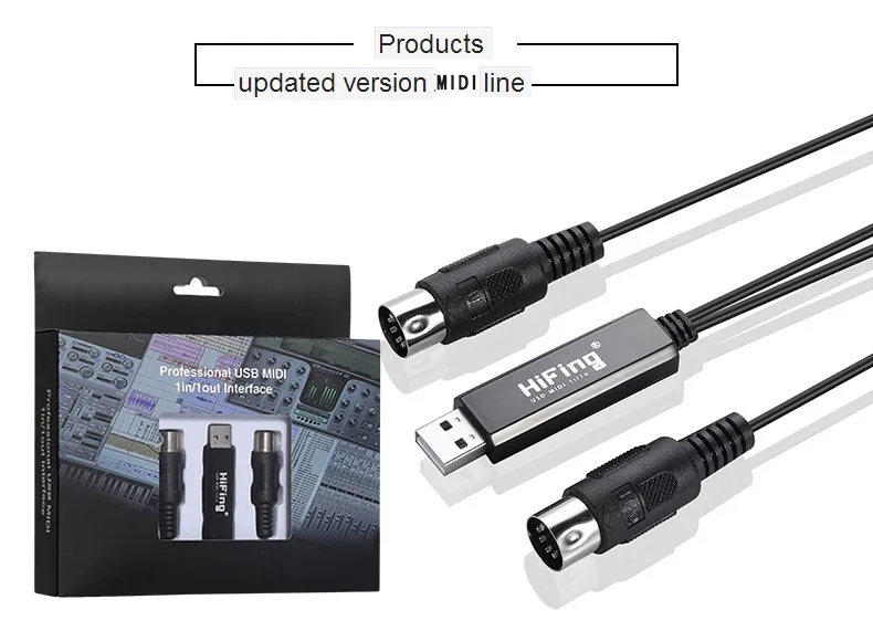 Оптовые ссылки 1 шт. USB кабель средней длины музыкальная клавиатура электронный