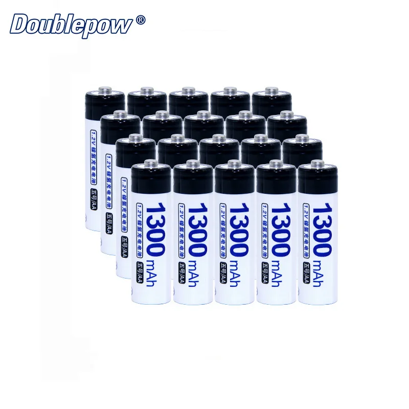 Аккумуляторная батарея Doublepow DP AA1300mA 1 2 V AA Ni MH 20 шт./лот аккумуляторная большой