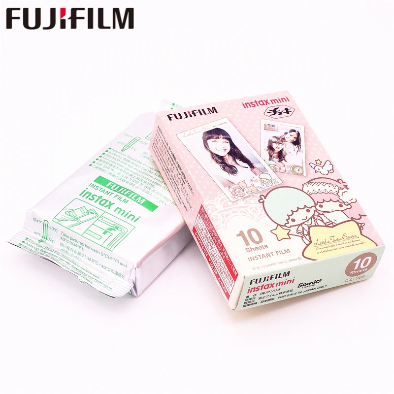 Fujifilm 10 листов Instax маленькая две звезды Мини мгновенная пленка фотобумага для камеры Instax Mini 8 7 s 25 50 s 90 9 SP-1 SP-2