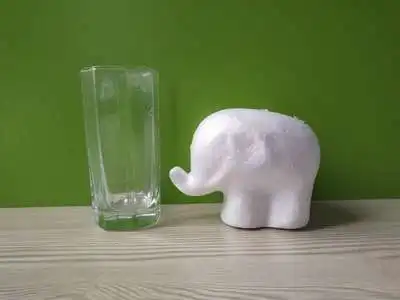 elephant high10cm Пенополистирол пенопласт модель животного форма белые шарики ремесла для детей/Дети материалы для ручных поделок развивающие игрушки - Цвет: elephant high10cm