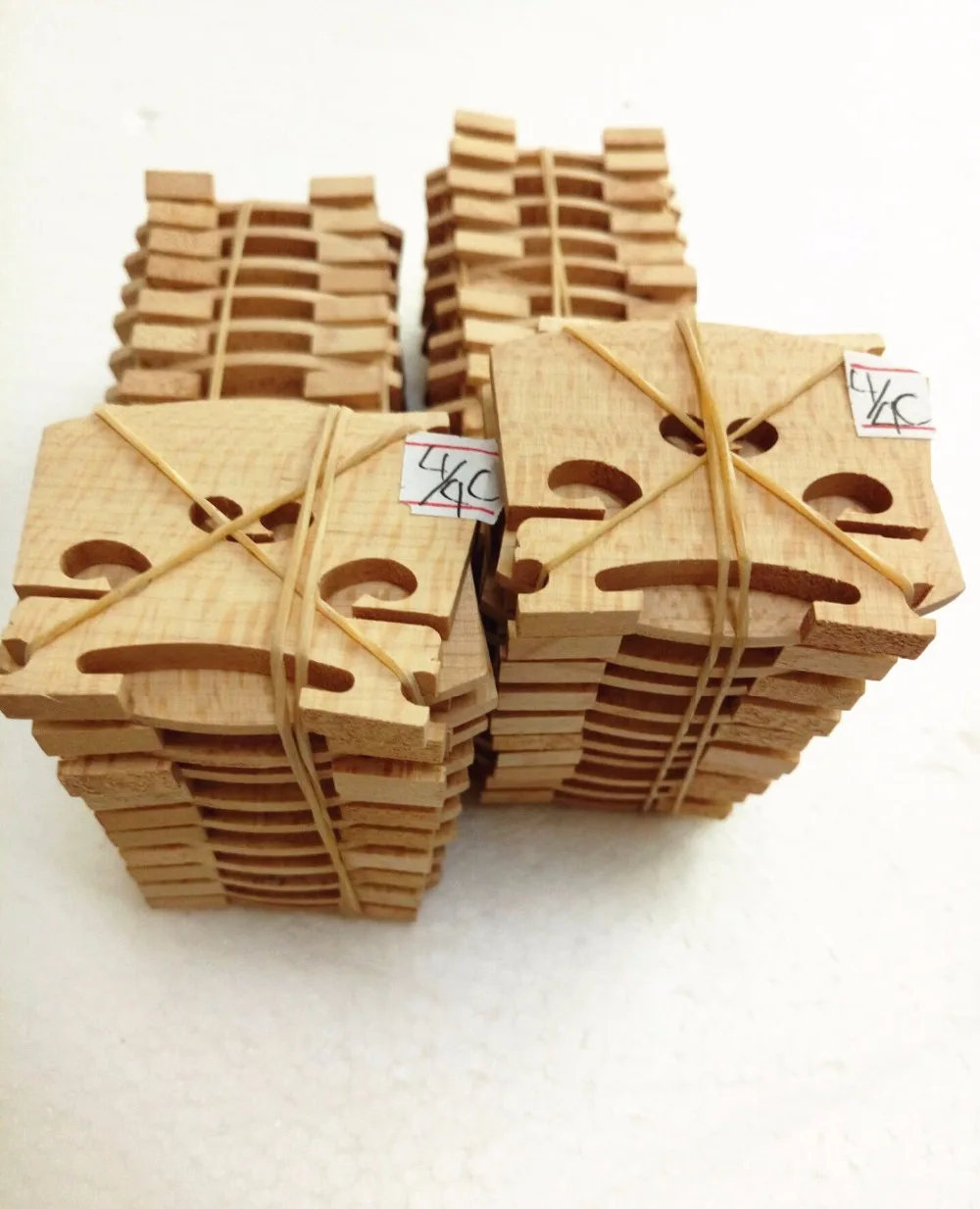 

10 pcs most solid maple wood 4/4 violin bridges dried in the open air 15 years