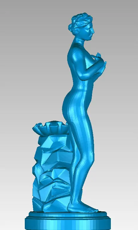 Новая 3D модель для ЧПУ резная фигурка скульптурная машина в формате STL западная