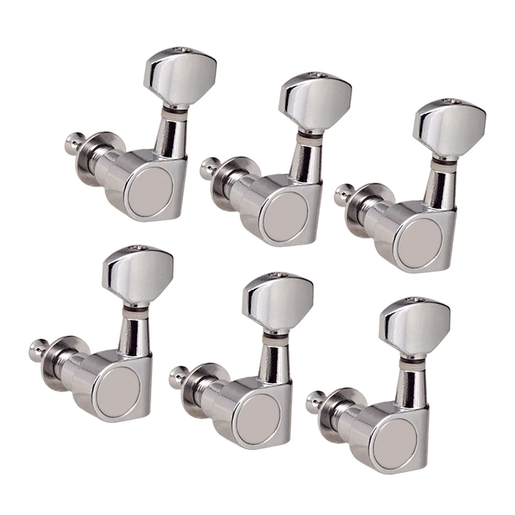 

6pcs 6L Sealed Gear Tuning Pegs Tuners Machine Heads for Acoustic Electric Guitar Parts