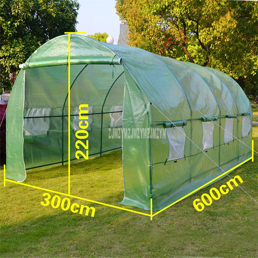 600x300x220 см Сильный Сталь рамка большой парниковый Открытый Сад теплый