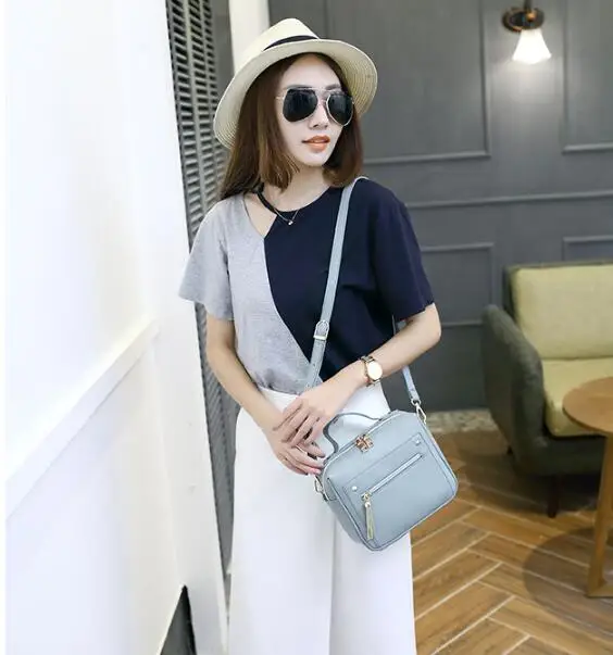 Женская модная сумка из искусственной кожи с узором Личи кожаная через плечо на