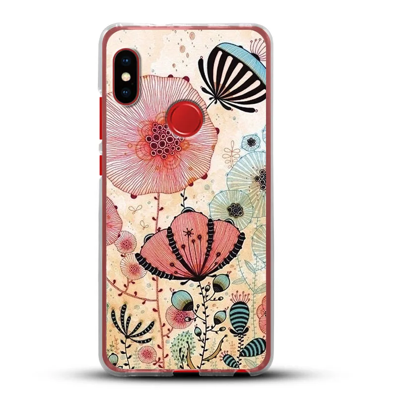 Мягкий чехол для Xiaomi Mi A2 силиконовый мягкая броня бампер с мультяшным рисунком