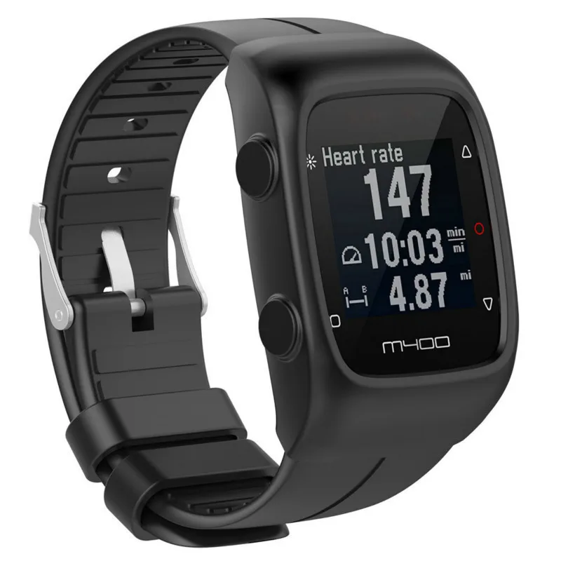 2 в 1 сменный ремешок для часов Polar M430 M400 + мягкий силиконовый защитный чехол рамка