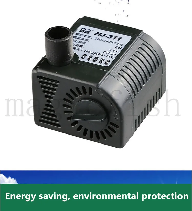 SUNSUN 220 V 2 W Мини аквариумный водяной насос фонтан с погружным насосом насос для аквариума
