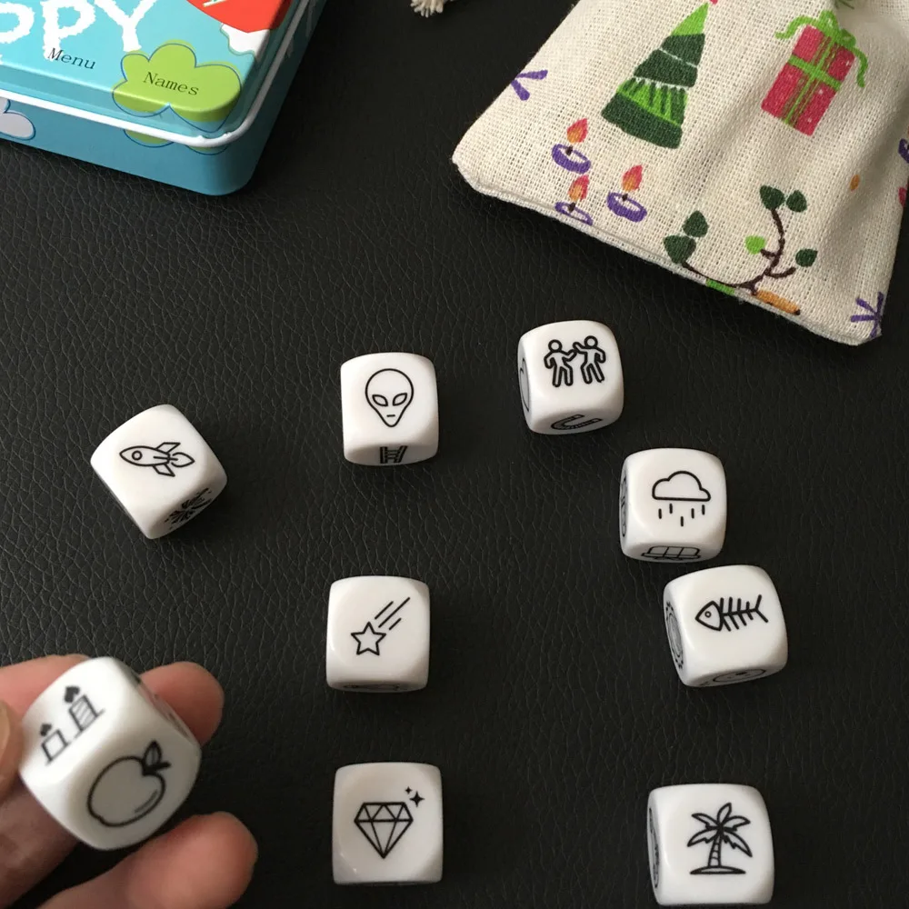 Story Small Q Story Sails Story Dice Spot настраиваемые кубики настольные игры вечерние детские смешные игры история паззл с игральными кубиками Boa