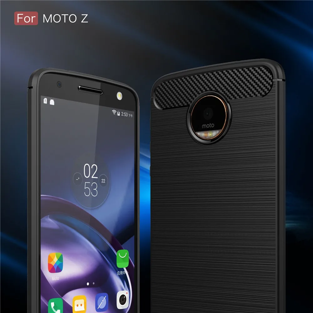 Роскошный защитный чехол из ТПУ для Motorola Moto Z мягкий силиконовый Lenovo Z/MotoZ телефона