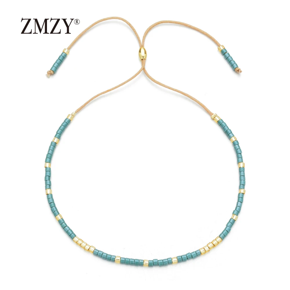 ZMZY Boho многоцветные Миюки браслеты для женщин милые мини дельки бусины браслет