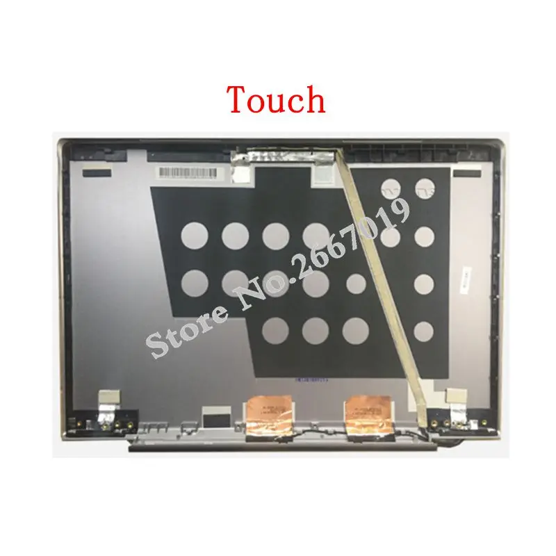 silver Touch A shell Верхняя крышка для ноутбука с ЖК-экраном/задняя крышка для lenovo U330 U330T 3CLZ5LCLV30 Серебристая задняя крышка с сенсорным экраном/без сенсорного экрана - Цвет: silver Touch A shell