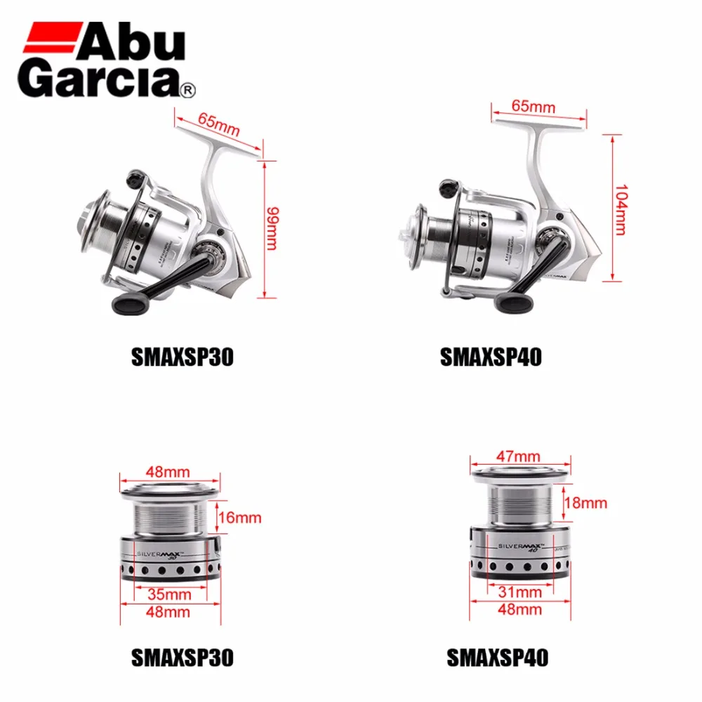2017 Abu Garcia бренд SMAXSP 500-4000 серия спиннинговая Рыболовная катушка 5 + 1BB алюминиевая