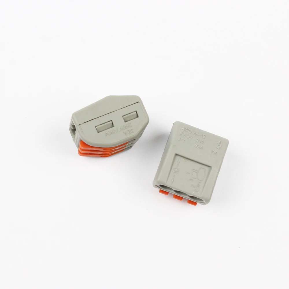 DIANQI 100 шт./лот PCT-213 222-413 3-контактный универсальный компактный проводной
