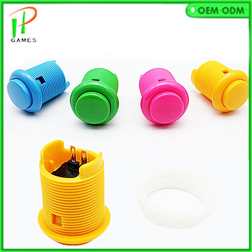 Аркадный джойстик запчасти для шкафа 28мм гайки кнопочный переключатель аркадные