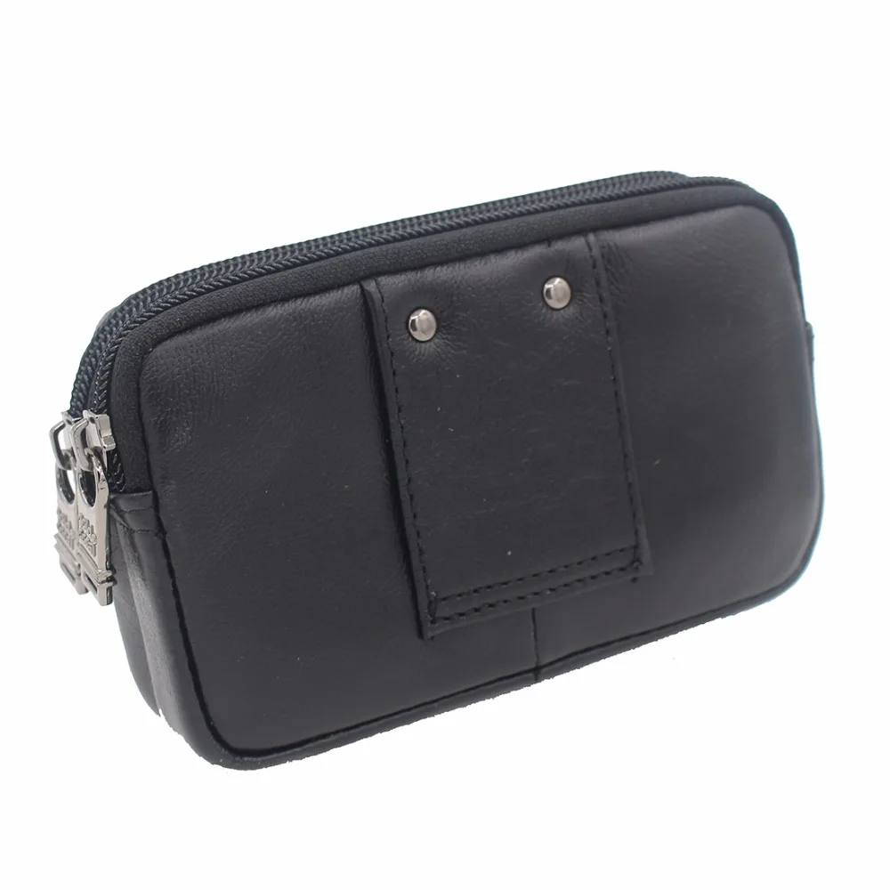 Высокое качество настоящая натуральная кожа поясная сумка для мужчин хип хоп